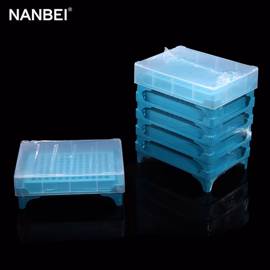 Estante de PCR de 96 pocillos consumibles para pruebas de PCR en tiempo real de Nanbei