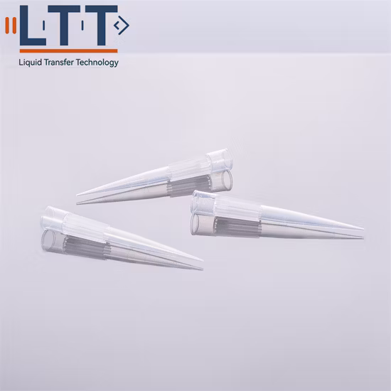 Puntas de pipeta con filtro Universal Long Micro 10UL para laboratorio, puntas de pipeta sin Dnase, puntas Rainin